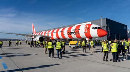 Condor, Boeing 757, 757-300, Boeing, Farewell, D-ABOM Abschiedsflug der Boeing 757-300 bei Condor, D-ABOM