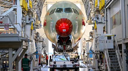 Qantas, Airbus, A350-1000ULR, Ultra Longe Range, Der erste Airbus A350-1000ULR für Qantas MSN 707 und Testregistrierung F-WZNK in Toulouse November 2025
