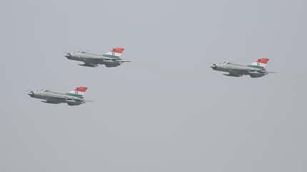 Die letzten MiG-21 in Indien. 