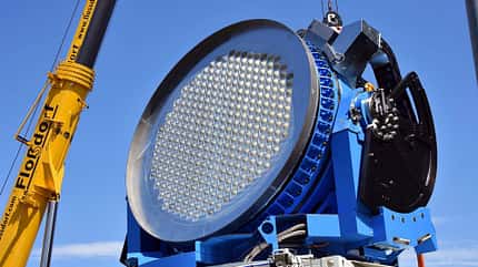 Weltraumlagezentrum, WRLageZ, DLR, Bundeswehr, Deutschen Zentrums für Luft- und Raumfahrt, Weltraumkommando, Uedem, TIRA, GESTRA GESTRA-Empfangsantenne