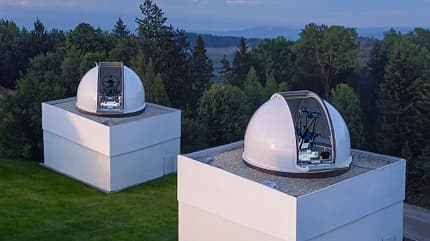 Weltraumlagezentrum, WRLageZ, DLR, Bundeswehr, Deutschen Zentrums für Luft- und Raumfahrt, Weltraumkommando, Uedem, TIRA, GESTRA Mockup eines optischen Teleskopsystems der Firma Baader