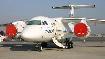 Antonow, Antonov, An-74, An-74TK-300D, Ukraine Seltene Antonow An-74TK-300D in Leipzig.