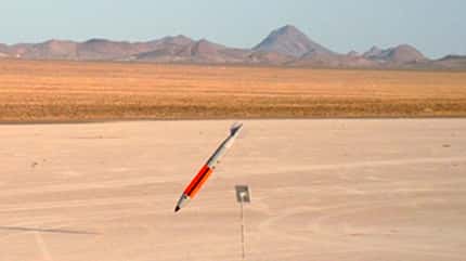 B61-12, Atombombe, nuklear, Sandia, F-35, Lightning B61-12-Atombombe vor dem Einschlag über Wüstenboden