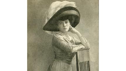 Porträt der Luftfahrtpionierin Melli Beese