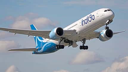 Boeing 787-9 von IndiGo beim Start