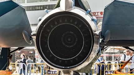 AVIC FTC-2000, die letzte Evolutionsstufe der MiG-21 aus China, 2024 in Zhuhai.