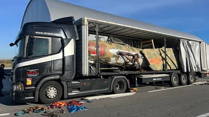 MiG-17 wird in Polen restauriert.