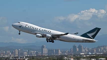 Taipeh, Vietnam, Airport, Taoyuan International Airport, TTY, RCTP, Jumbo, Frachter, Boeing 747 Ein Boeing 747-Frachter von Cathay Pacific am Taoyuan International Airport