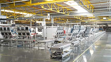 Recaro Aircraft Seating, Flugsitze, Business Class, Schwäbisch Hall, Economy-Sitze, Business-Class-Suiten Recaro Aircraft Seating Endmontage in Schwaebisch Hall