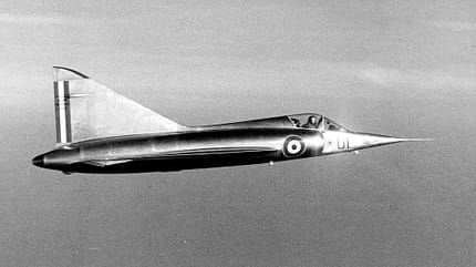 MD 550 Mystère Delta im Flug