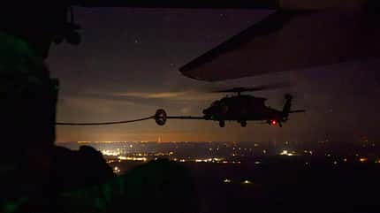 Flugzeuge der US Air Force beim Kampfeinsatz gegen Venezuela (Operation Absolute Resolve). 