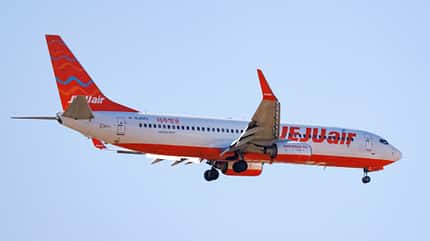 Wrack der Boeing 737 von Jeju Air nach der Bruchlandung in Südkorea.
