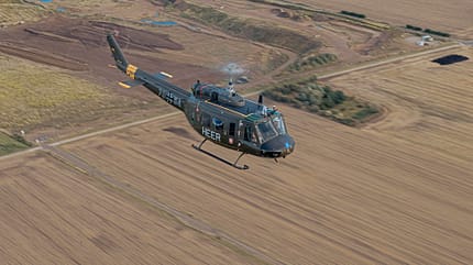 Ehemalige Heeresflieger Bell UH-1D mit dem Kennzeichen D-HYUH