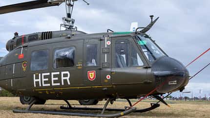 Ehemalige Heeresflieger Bell UH-1D mit dem Kennzeichen D-HYUH