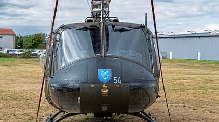 Ehemalige Heeresflieger Bell UH-1D mit dem Kennzeichen D-HYUH