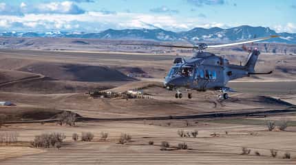 MH-139 Grey Wolf auf ihrer ersten ICBM-Sicherheitsmission in Montana 2026.