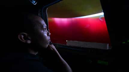 Aurora, ISS Aurora über der Erde fotografiert von der ISS aus.