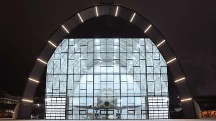 Die sowjetische Buran 2.01 im Museums Komplex Werchnjaja Pyschma.