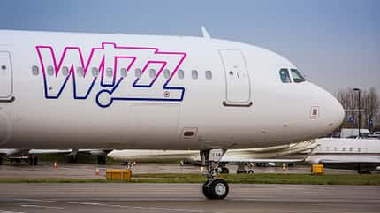 A321 von Wizz Air am Boden