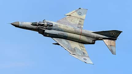 F-4E, Phantom, Griechenland F-4E Phantom im Flug