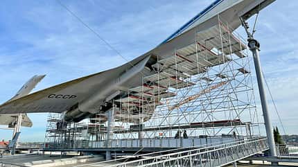 Tu 144, Museum, Sinsheim, Restaurierung