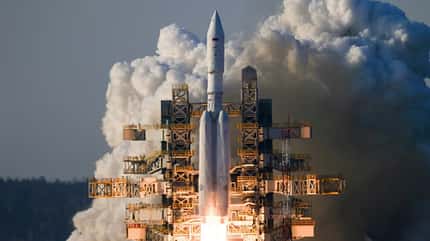 Start einer Angara-A5.