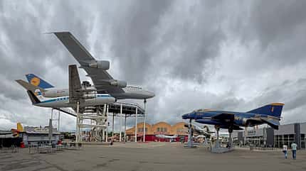 Ansichten und Exponate im Technik Museum Speyer