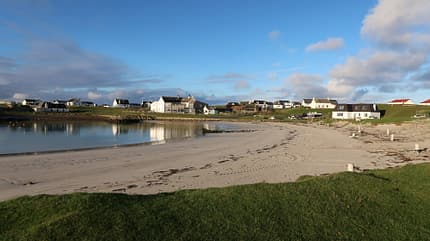 Flugplatz Tiree in Schottland (Hebriden).