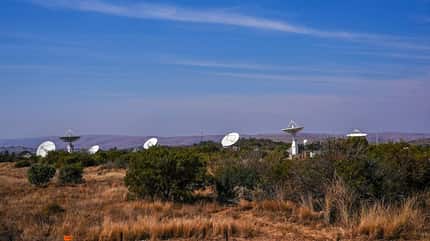 Der russische Weltraumschrott-Erkennungs- und Überwachungskomplex in Südafrika.