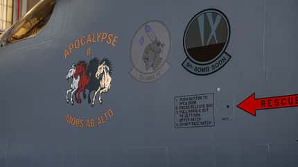 B-1B, Lancer, Boneyard, Tinker, USAF, Bomber Reaktivierte Rockwell B-1B "Apocalypse II" geht wieder in Dienst.