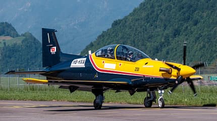 Pilatus, PC-21, SkyAlyne, Kanada, CT-157 Pilatus PC-21 SkyAlyne beim Rollen