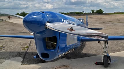 Caudron-Renault Rafale C.460 Replika beim Renault-Event in Melun-Villaroche, Frankreich