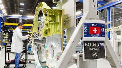 F-35A Lightning II, Lockheed Martin, Hauptmontage, Schweiz Erster Schweizer F-35A geht in die Hauptmontage