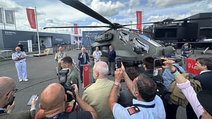 AW249, AW249, AW 249, Fenice, Leonardo, Kampfhubschrauber Leonardo-Kampfhubschrauber AW249 Fenice auf der ILA 2026.