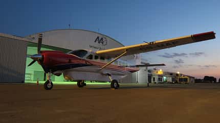 Cessna 208B Grand Caravan EX mit der Registrierung C9-MAF in Mosambik am Boden