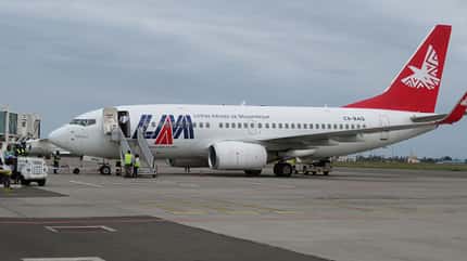 Boeing 737-700 C9-BAQ von LAM (Linhas Aéreas de Moçambique) am Flughafen Maputo