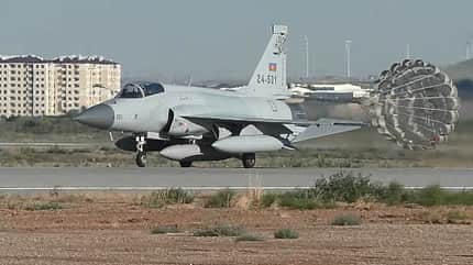 Aserbaidschan, JF-17, PAC, JF17, Thunder Erste Bilder der JF-17 Thunder bei der Luftwaffe Aserbaidschans.