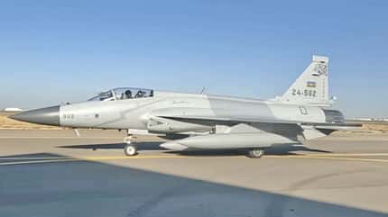 Aserbaidschan, JF-17, PAC, JF17, Thunder Erste Bilder der JF-17 Thunder bei der Luftwaffe Aserbaidschans.
