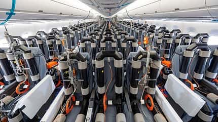 Airbus, A350-1000ULR, Qantas,Project Sunrise Test-Kabine im Airbus A350-1000ULR - Qantas Project Sunrise.