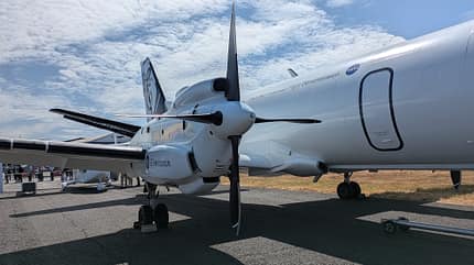 Farnborough International Airshow, FIA, 2026, GE Aerospace, Saab 340B, hybrid-elektrischer Antrieb