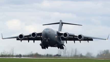 CC-177,C-17,Globemaster,429 Sqn,429 Squadron,Mountian View Eine C-17A der Royal Canadian Air Force bei der Landung