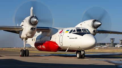 An-32P, Xena, An-32, Antonow, Antonov, Dalaman, Türkei, Ukraine, Löschflugzeug, Firekiller, Löschbomber Löschflugzeug Antonow An-32P von Xena (Ukraine) beim Einsatz in der Türkei.