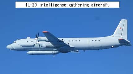 Japan, Russland, China, Y-9, Il-20 Japan, Russland, China, Y-9, Il-20