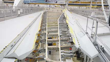 Bremer A350-1000-Flügelteststand nimmt Betrieb auf