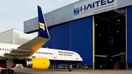 Icelandair schickt 757 zum C-Check auf den Hahn