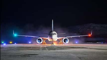 Spanier erleuchten Airbus