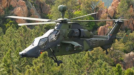 Studien für Kampfhubschrauber Tiger MkIII