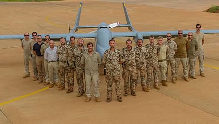 Heron fliegt 5555 Stunden über Mali