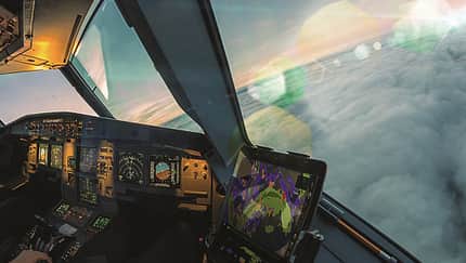 Echtzeit-Wetter direkt ins Cockpit