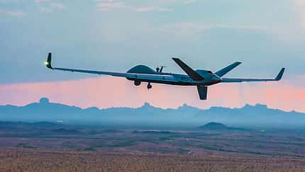 MQ-9B fliegt über den Atlantik zum Air Tattoo